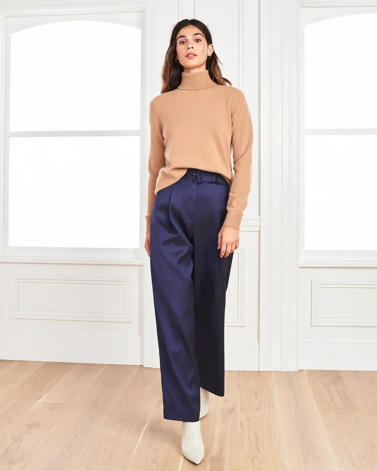 Mongolian Cashmere Turtleneck Sweater