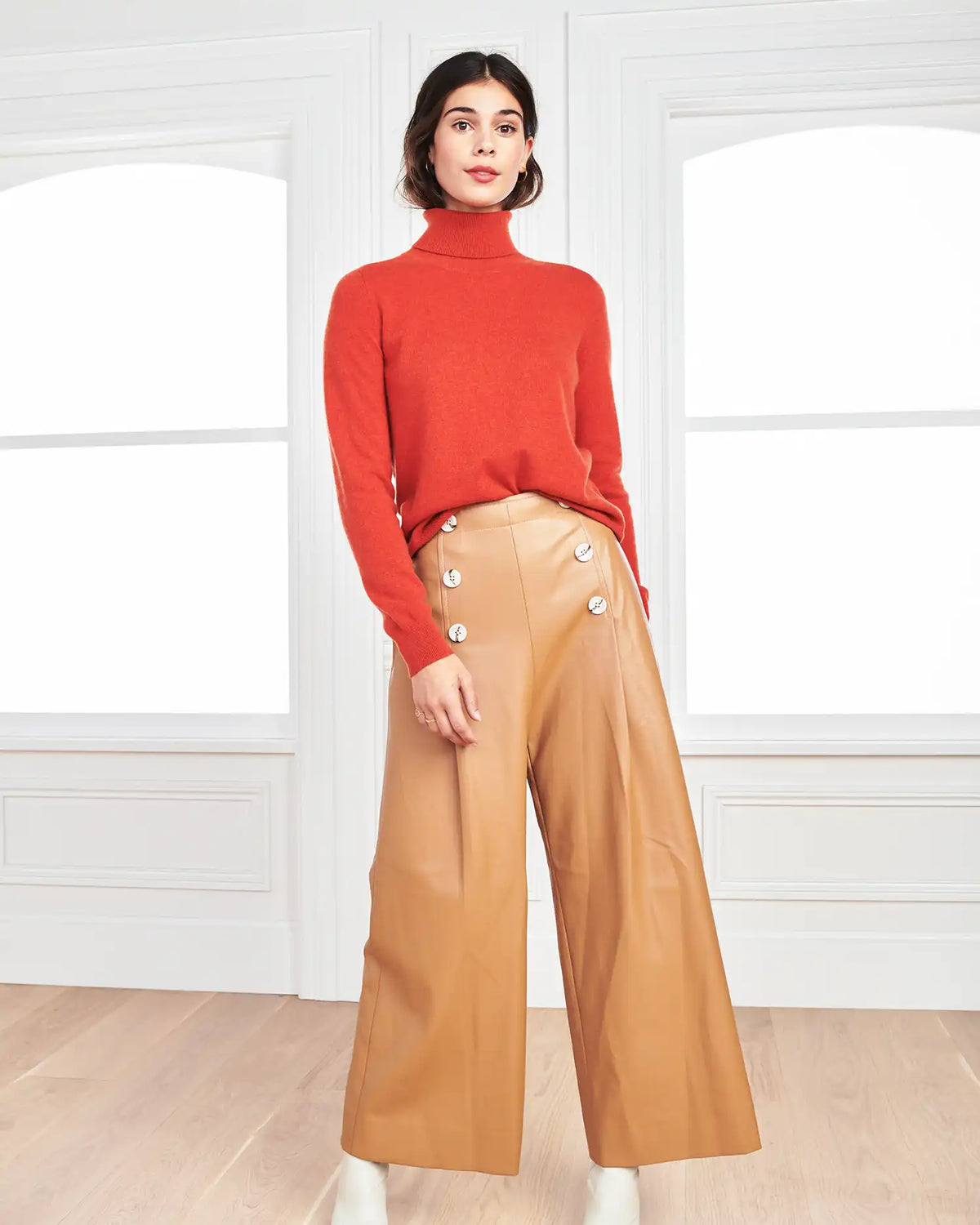Mongolian Cashmere Turtleneck Sweater