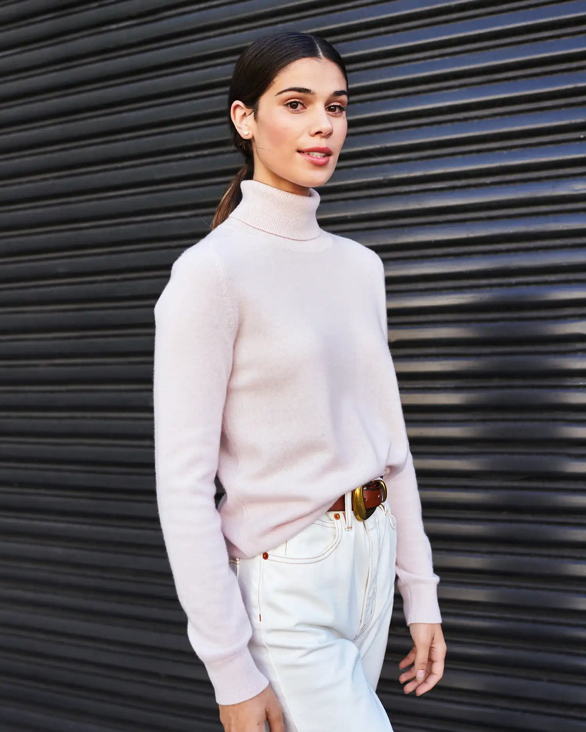 Mongolian Cashmere Turtleneck Sweater