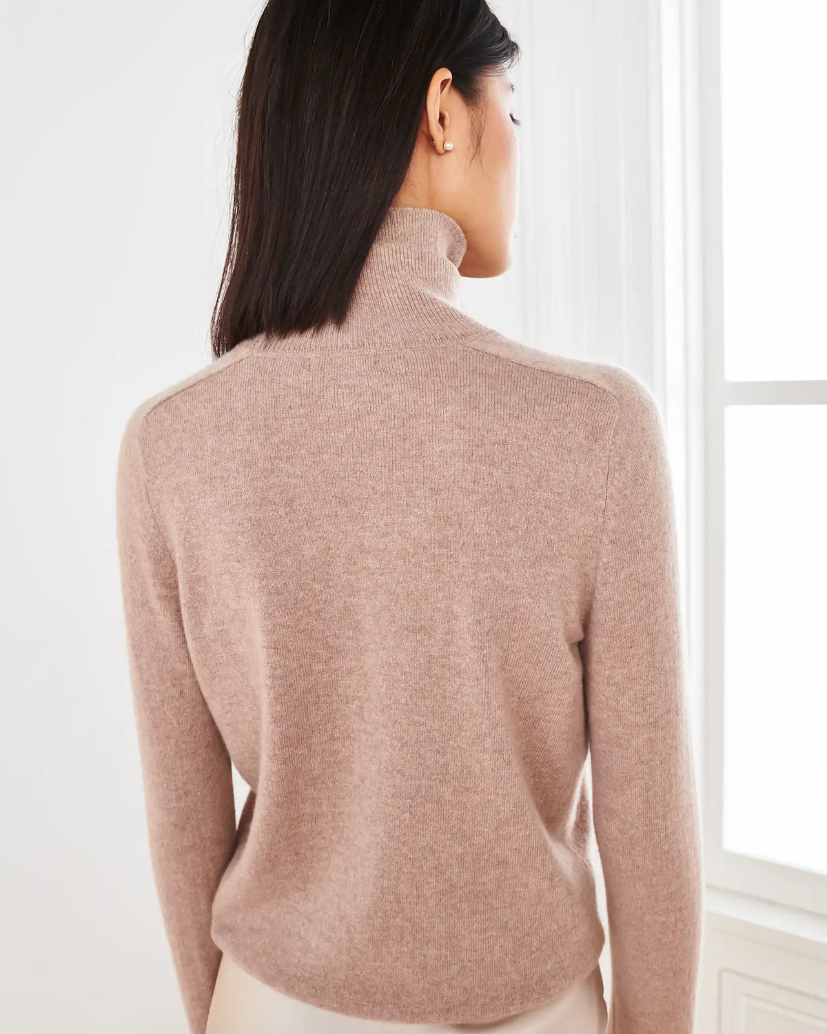 Mongolian Cashmere Turtleneck Sweater