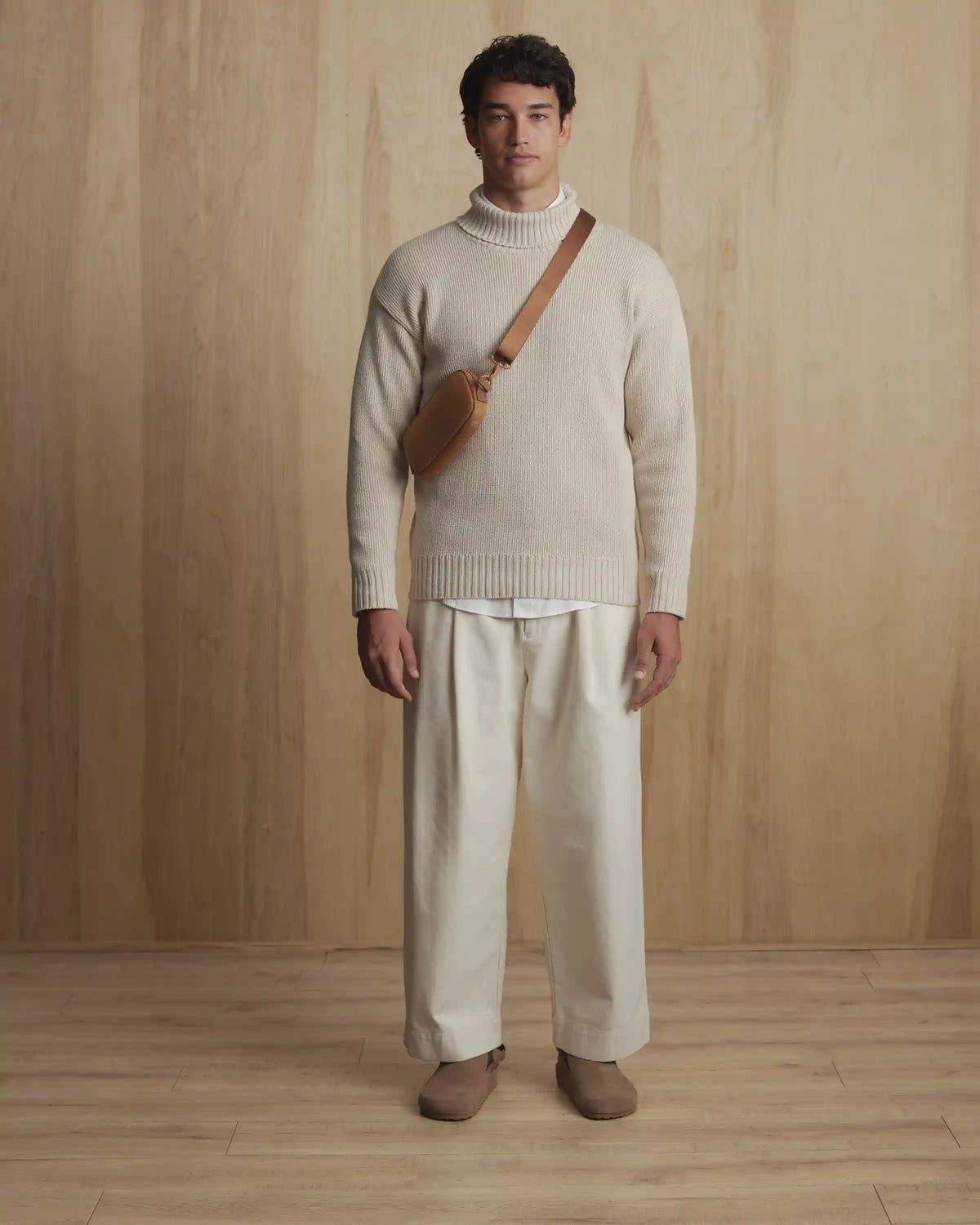 100% Organic Cotton Turtleneck Sweater