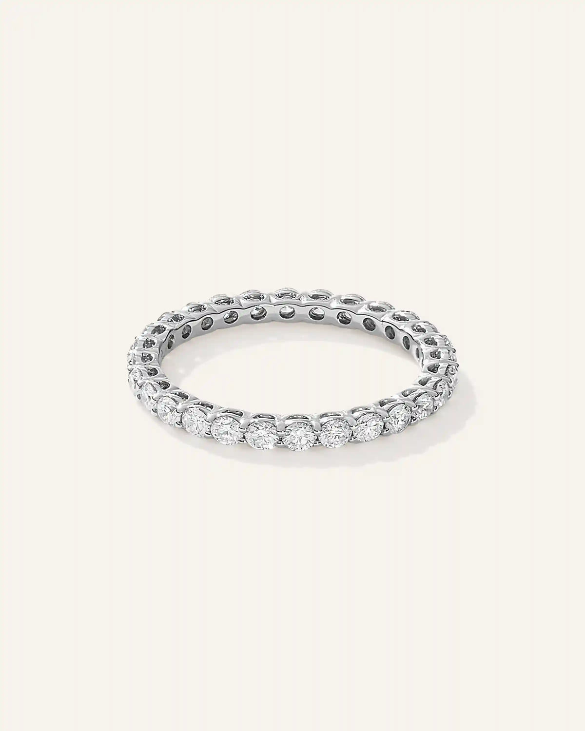 Lab Grown Diamond Round Eternity Band