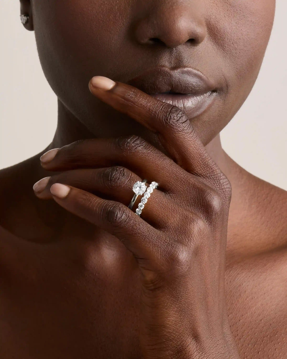 Lab Grown Diamond Round Eternity Band