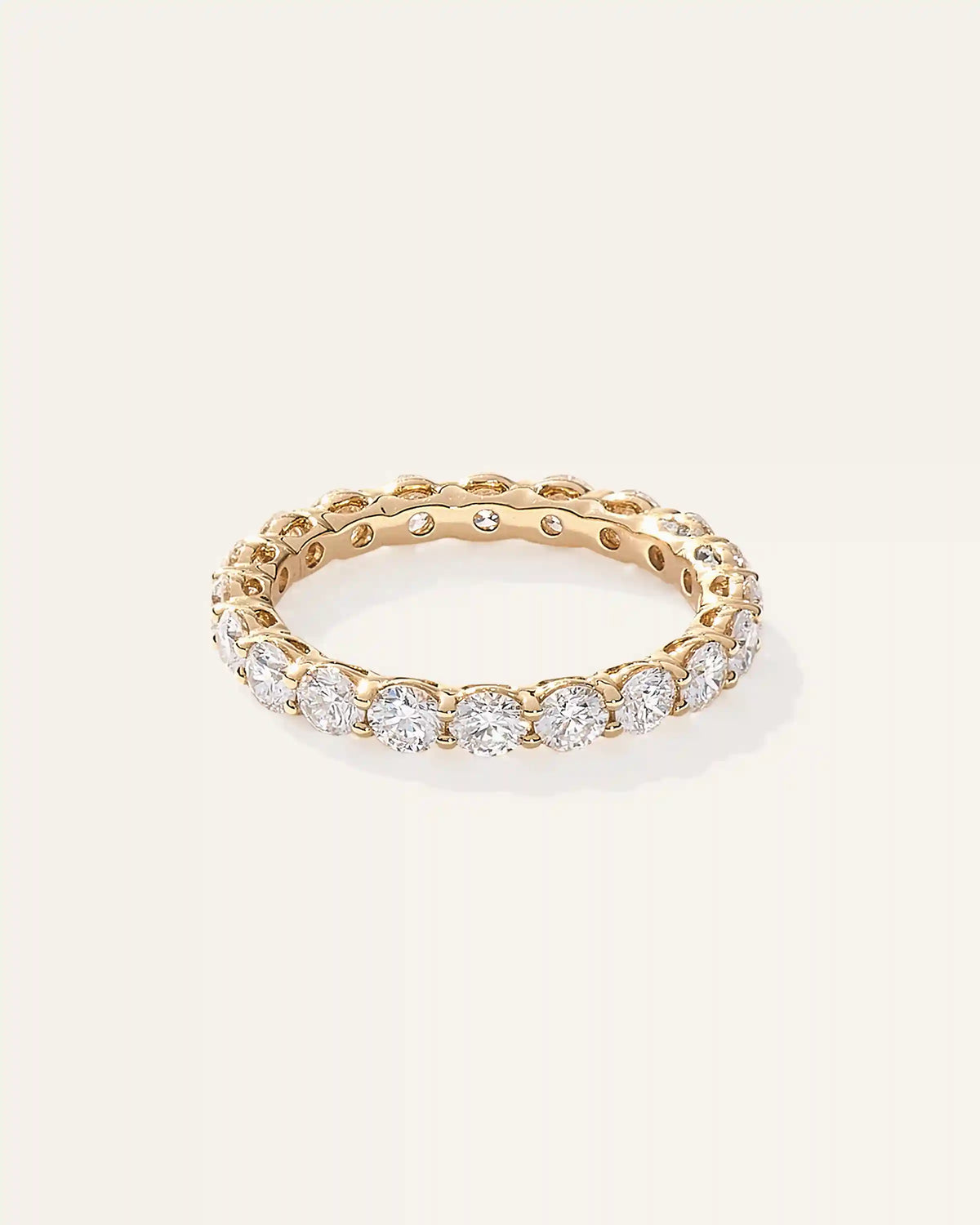 Lab Grown Diamond Round Eternity Band