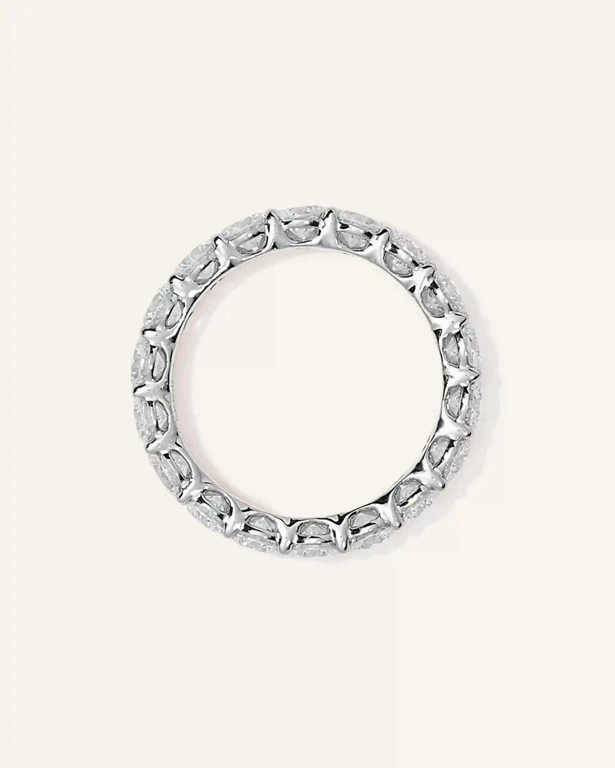Lab Grown Diamond Round Eternity Band