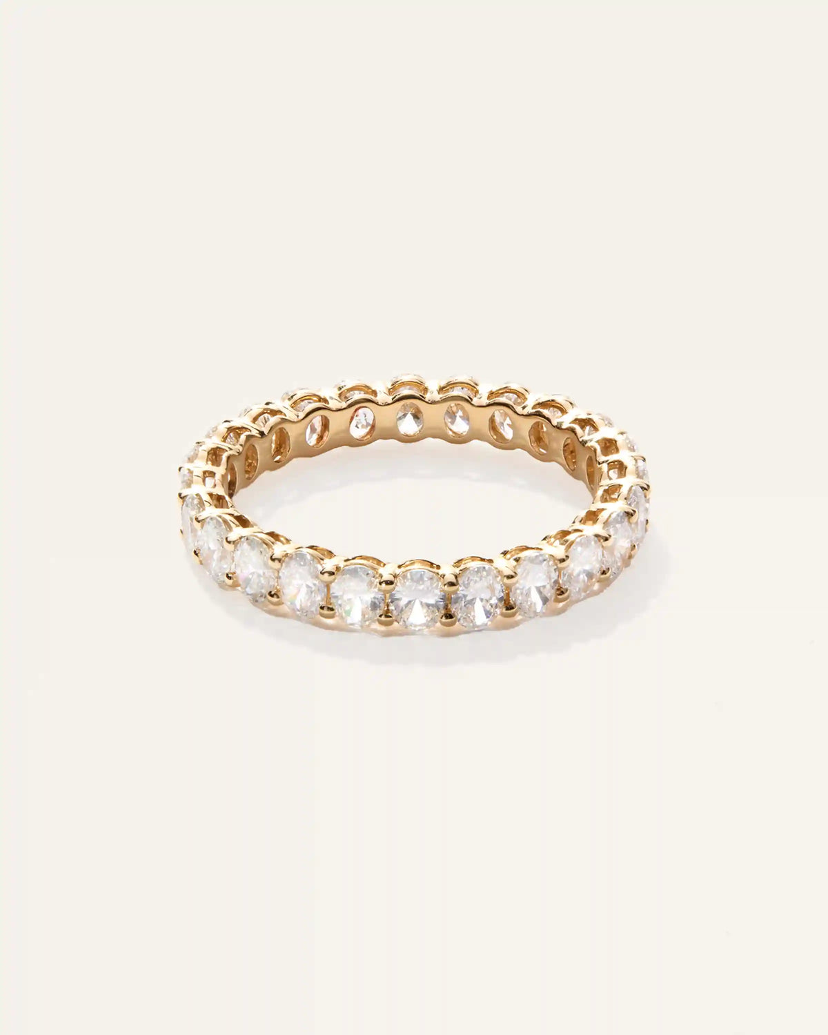 Lab Grown Diamond Oval Eternity Band