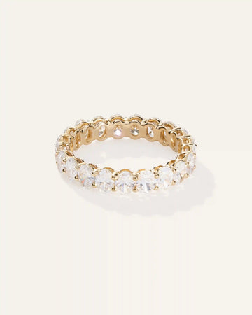Lab Grown Diamond Oval Eternity Band