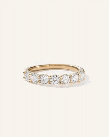 Lab Grown Diamond Round Seven Stone Band