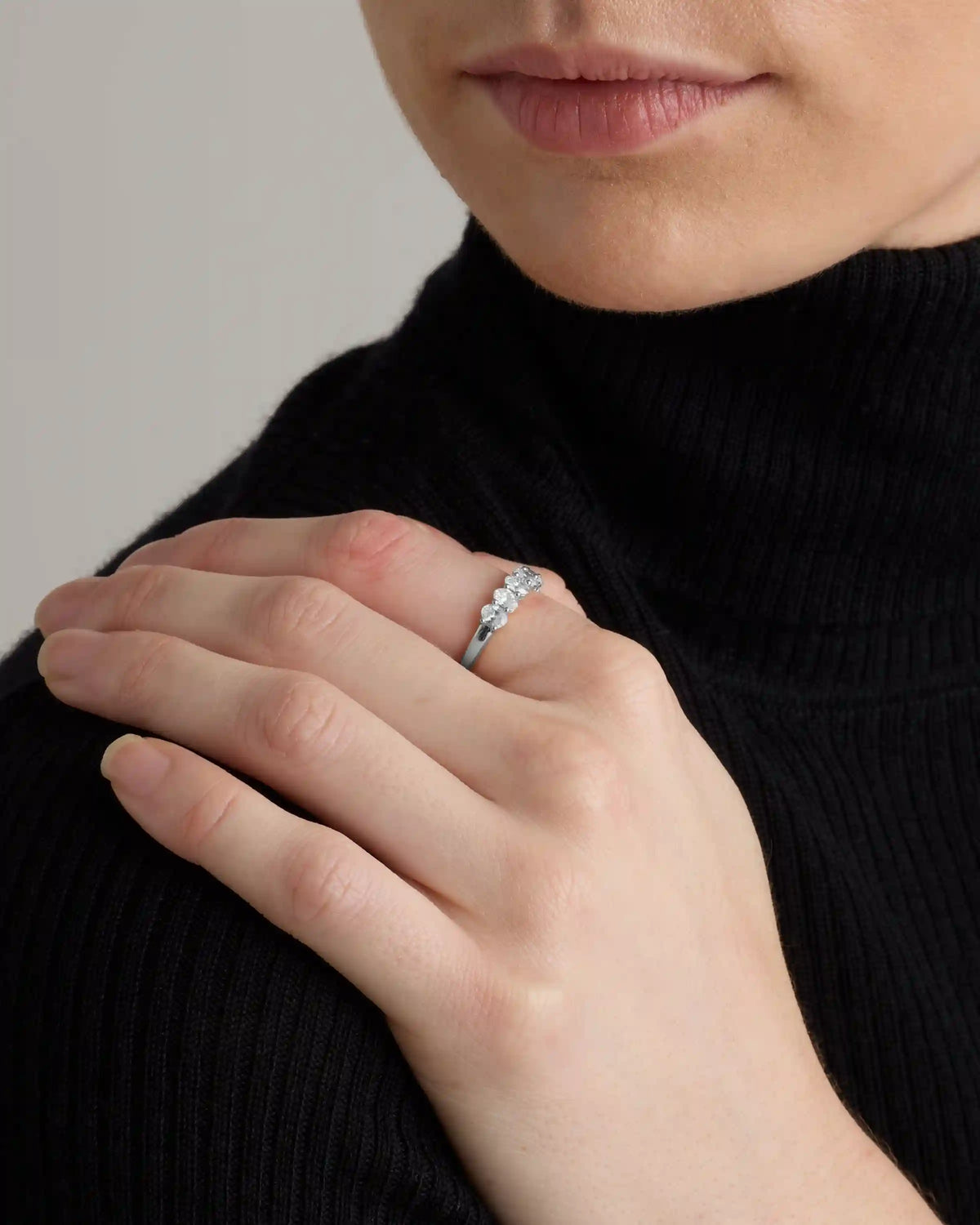 Lab Grown Diamond Oval Seven Stone Band