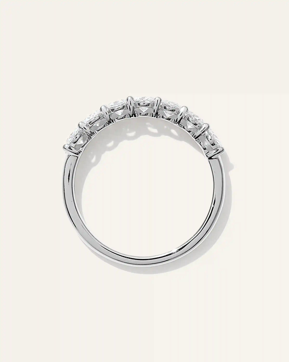 Lab Grown Diamond Oval Seven Stone Band