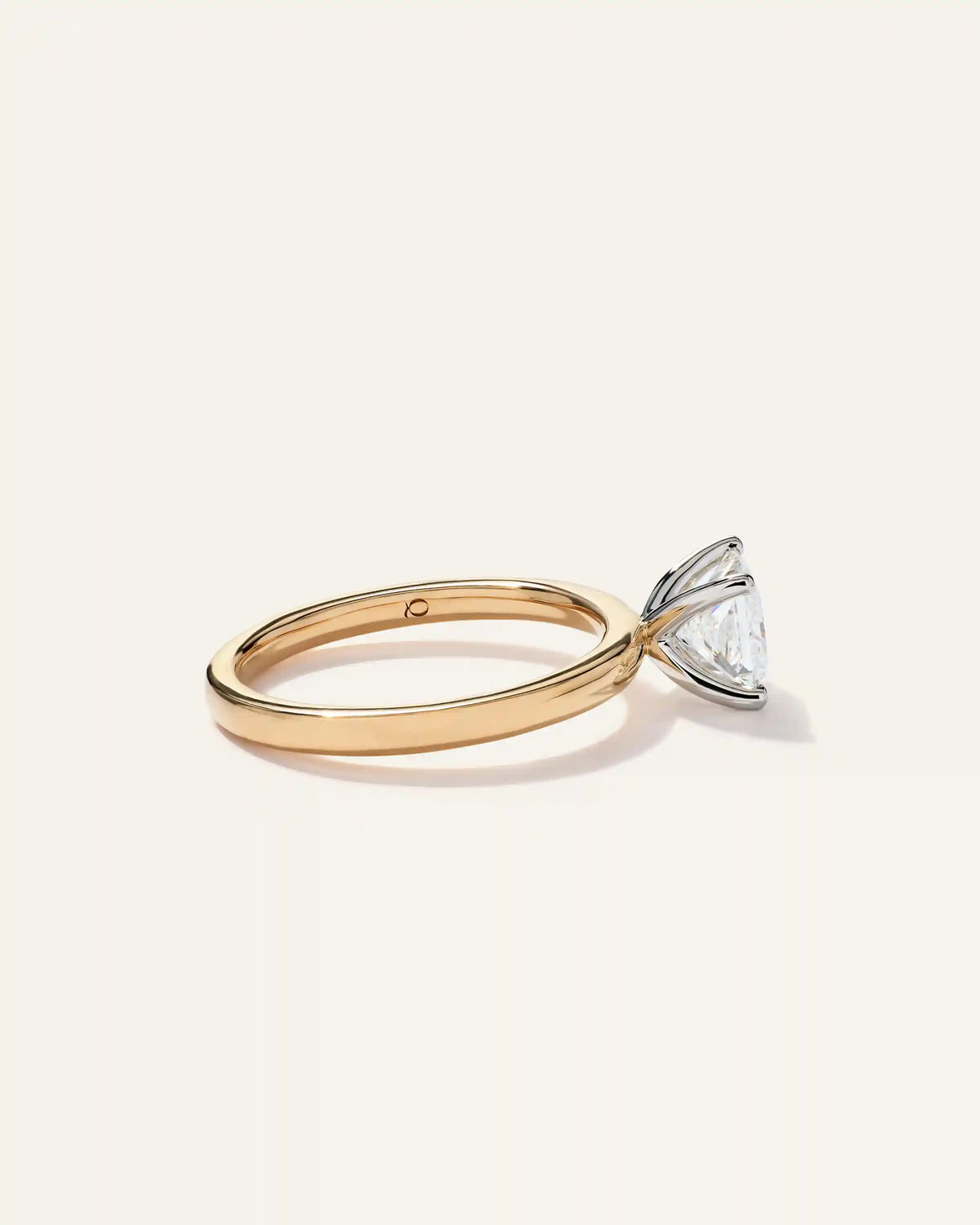 Lab Grown Diamond Princess Comfort Fit Engagement Ring - 1ct