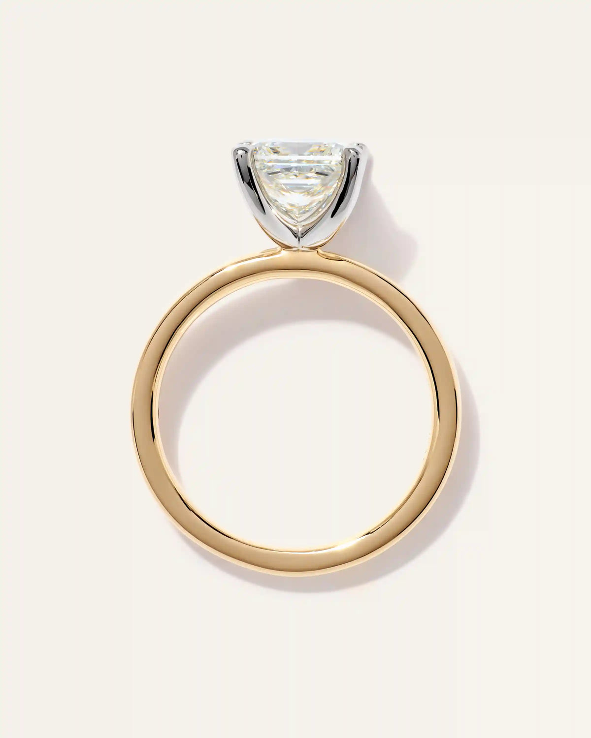 Lab Grown Diamond Princess Comfort Fit Engagement Ring - 2ct