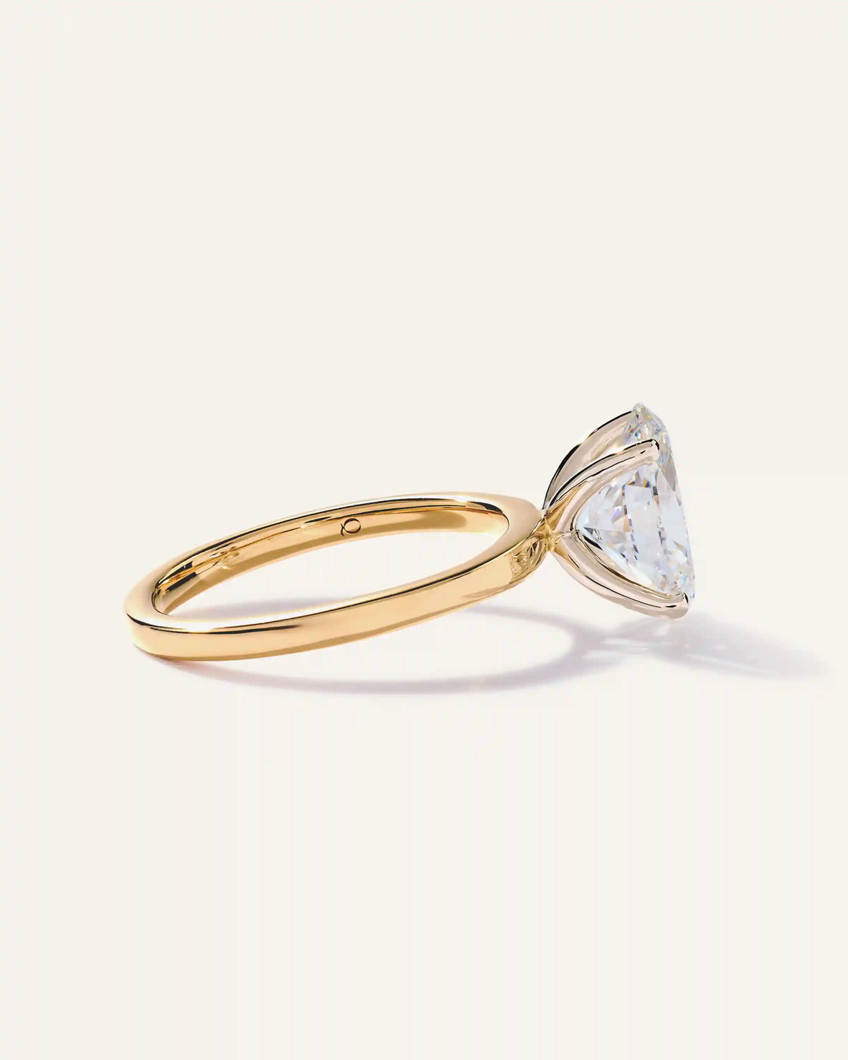 Lab Grown Diamond Round Comfort Fit Engagement Ring - 2.5ct