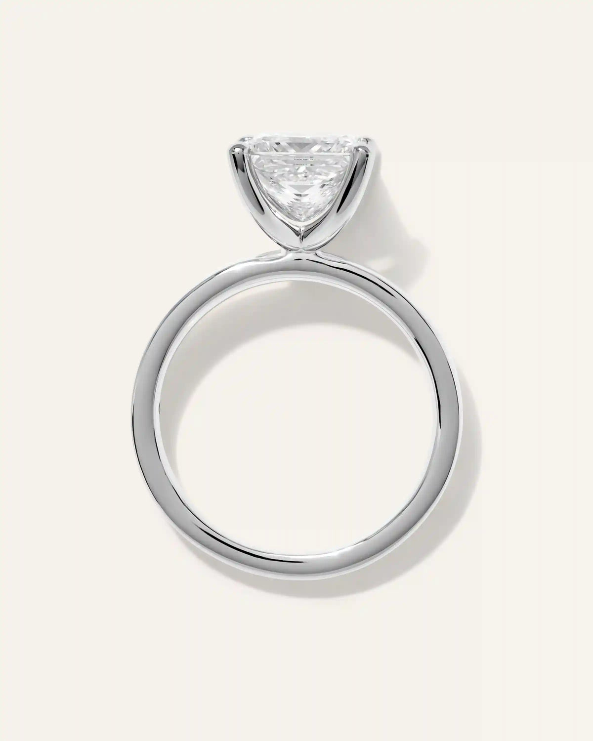 Lab Grown Diamond Princess Comfort Fit Engagement Ring - 2.5ct