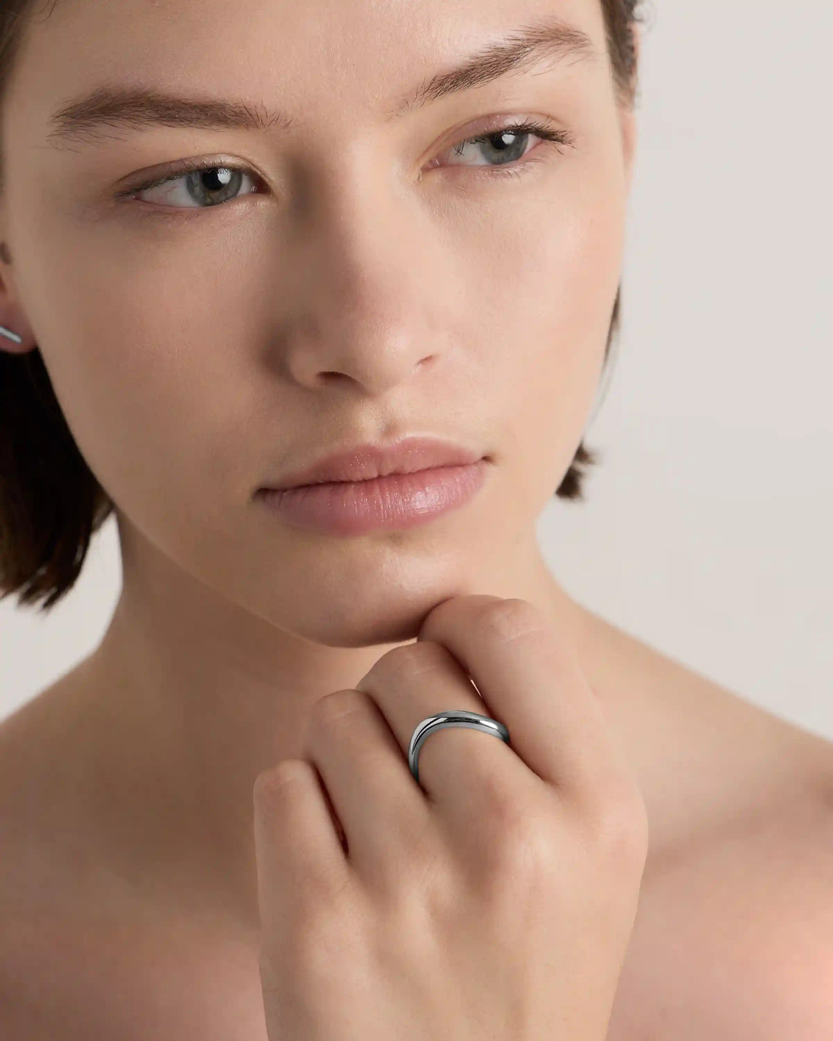 14K Gold Wave Ring