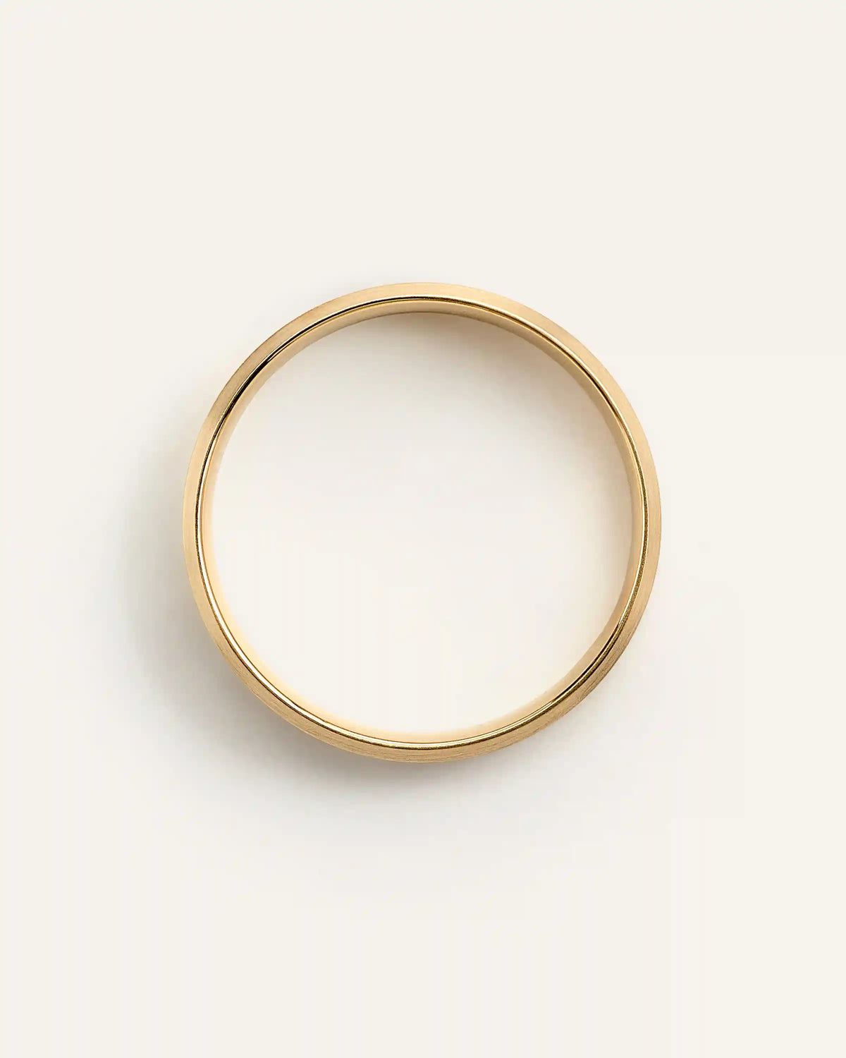 Beveled Edge Satin Finish Band