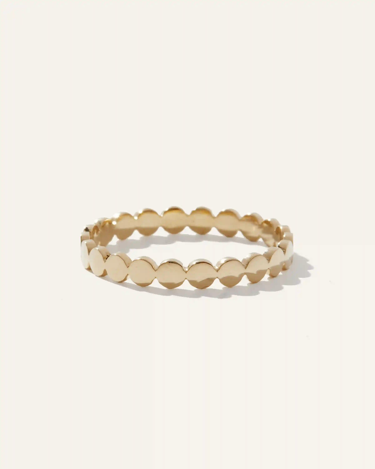 14K Gold Circle Eternity Band