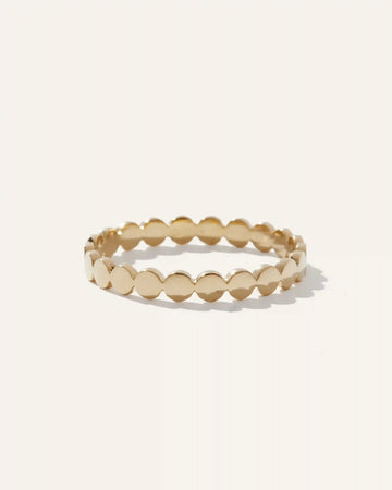 14K Gold Circle Eternity Band