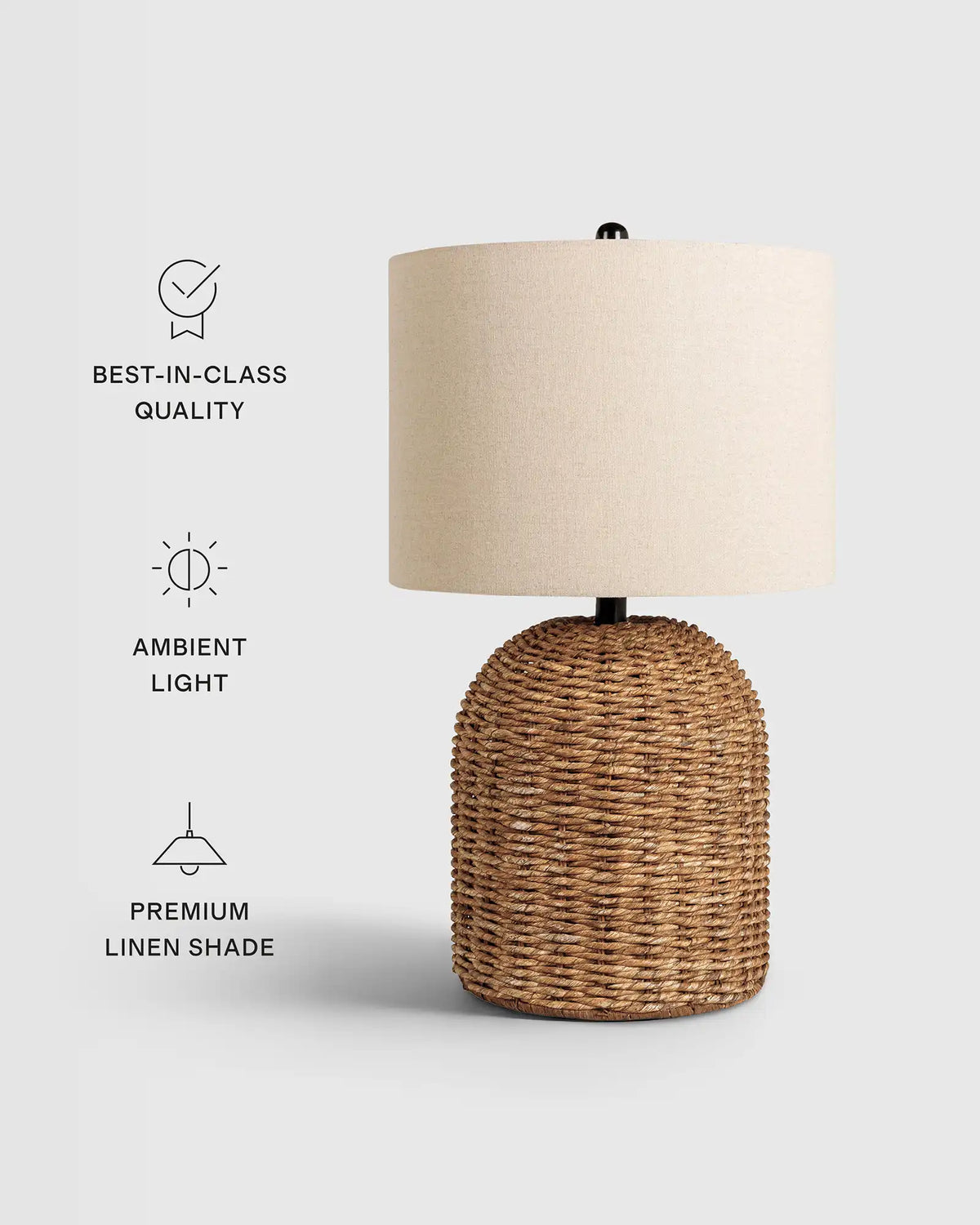 Articulating Sconce with Rattan Shade