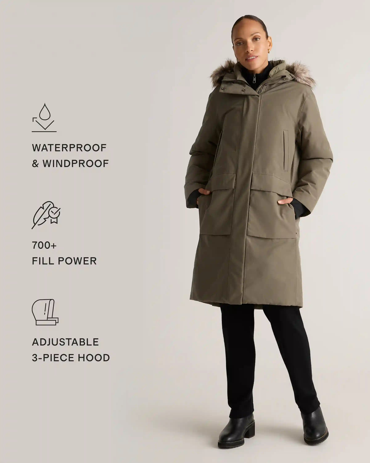 Responsible Down Hooded Parka