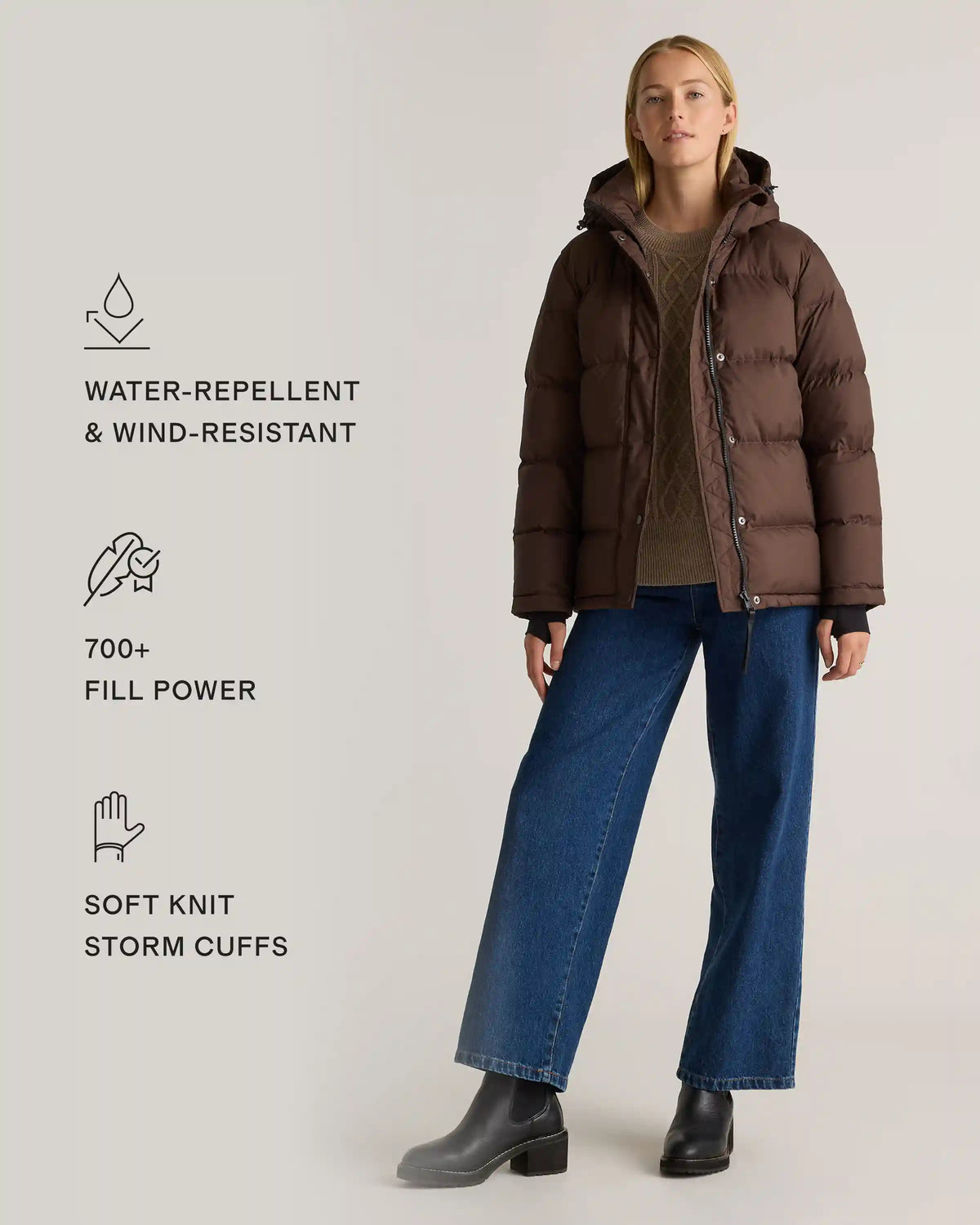 Responsible Down Long Puffer Jacket