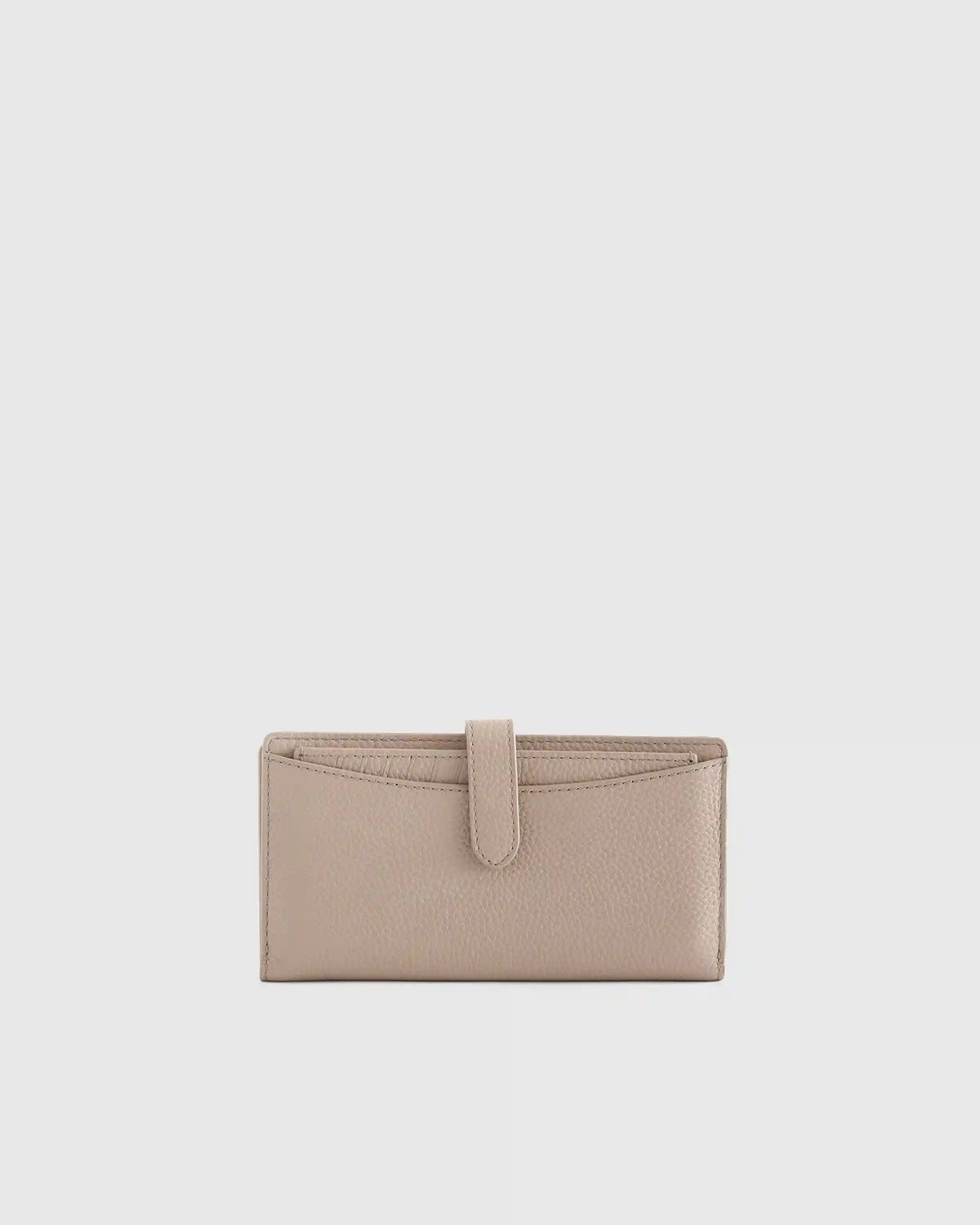 Italian Pebbled Leather Bifold 2-in-1 Wallet