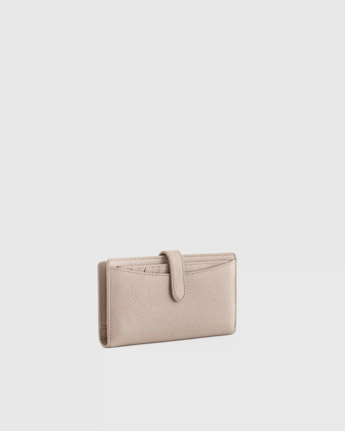 Italian Pebbled Leather Bifold 2-in-1 Wallet