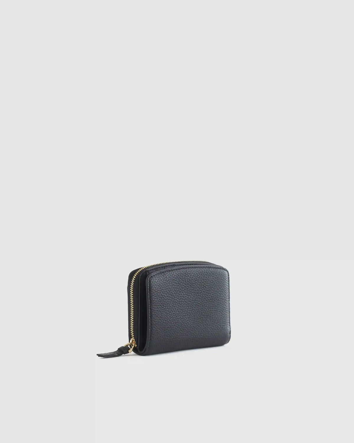 Italian Pebbled Leather Compact Wallet