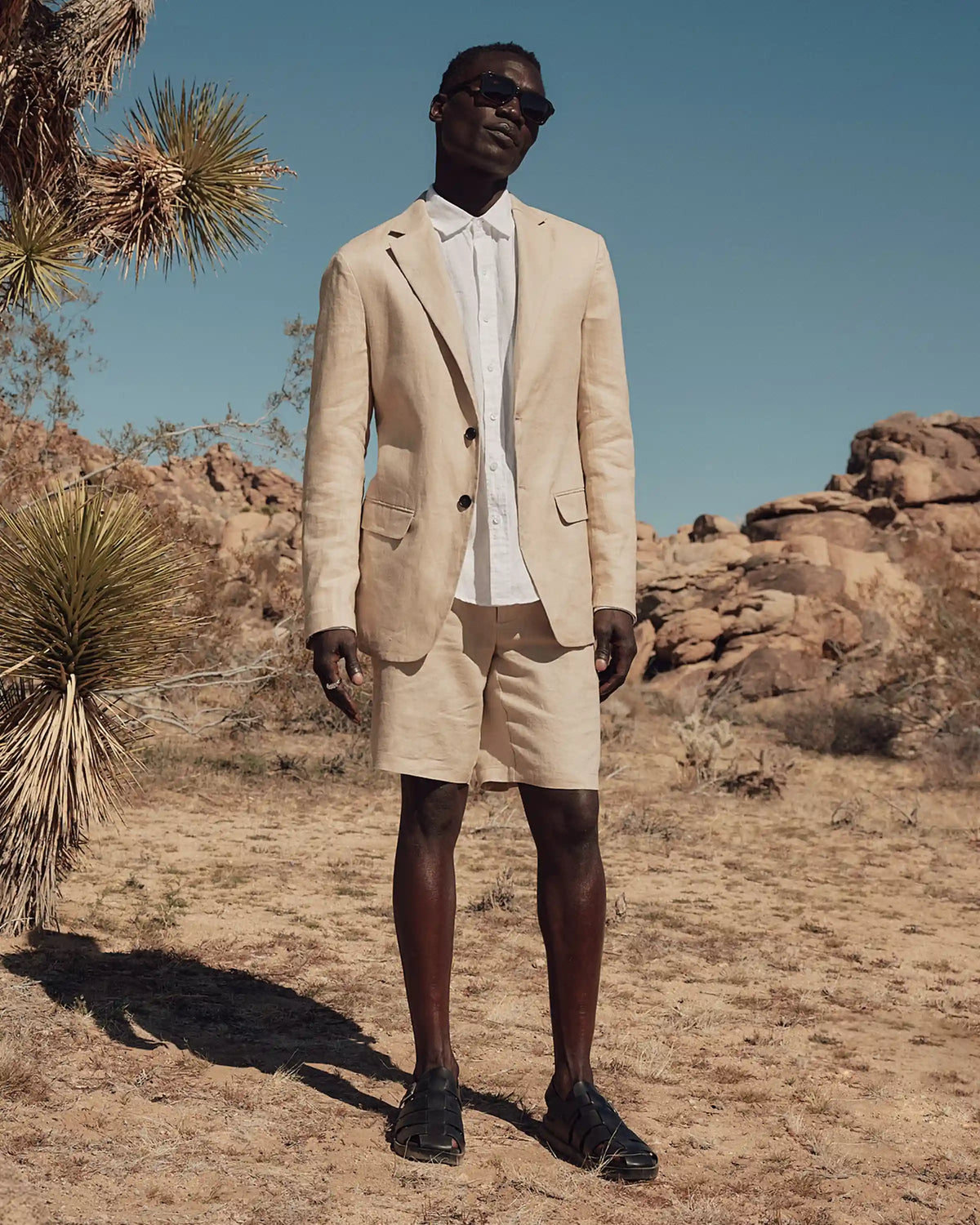 100% European Linen Shorts - 8"