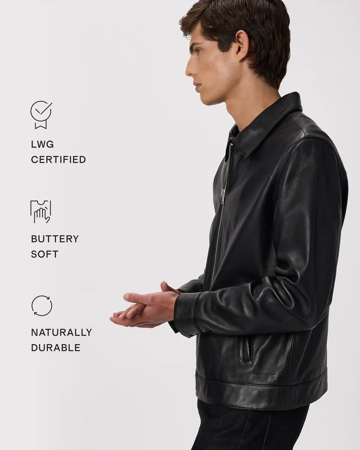 100% Leather Motorcycle Jacket