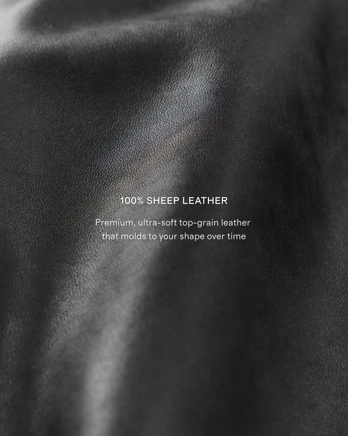 100% Leather Oversized Bomber Jacket