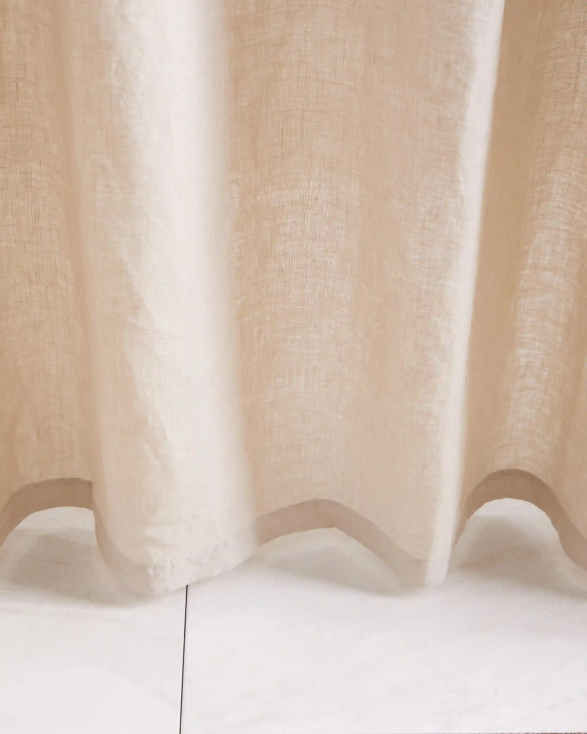 European Linen Shower Curtain