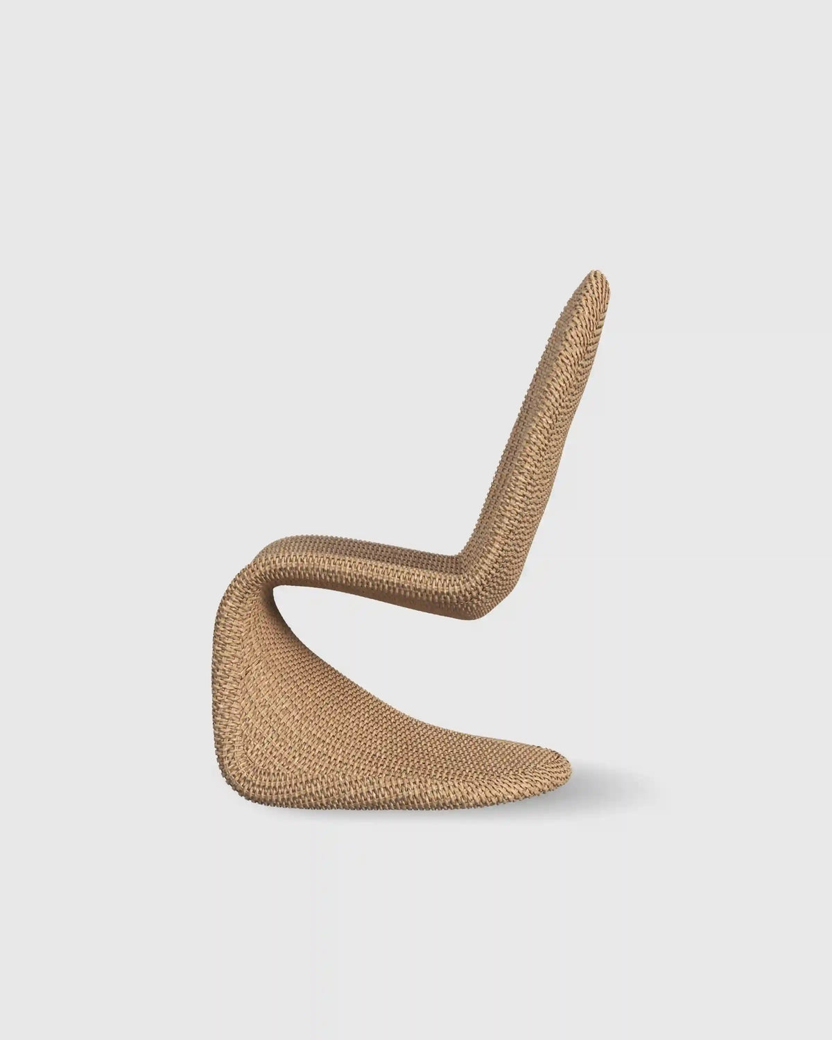 Curved All-Weather Wicker Indoor/Outdoor Dining Chair