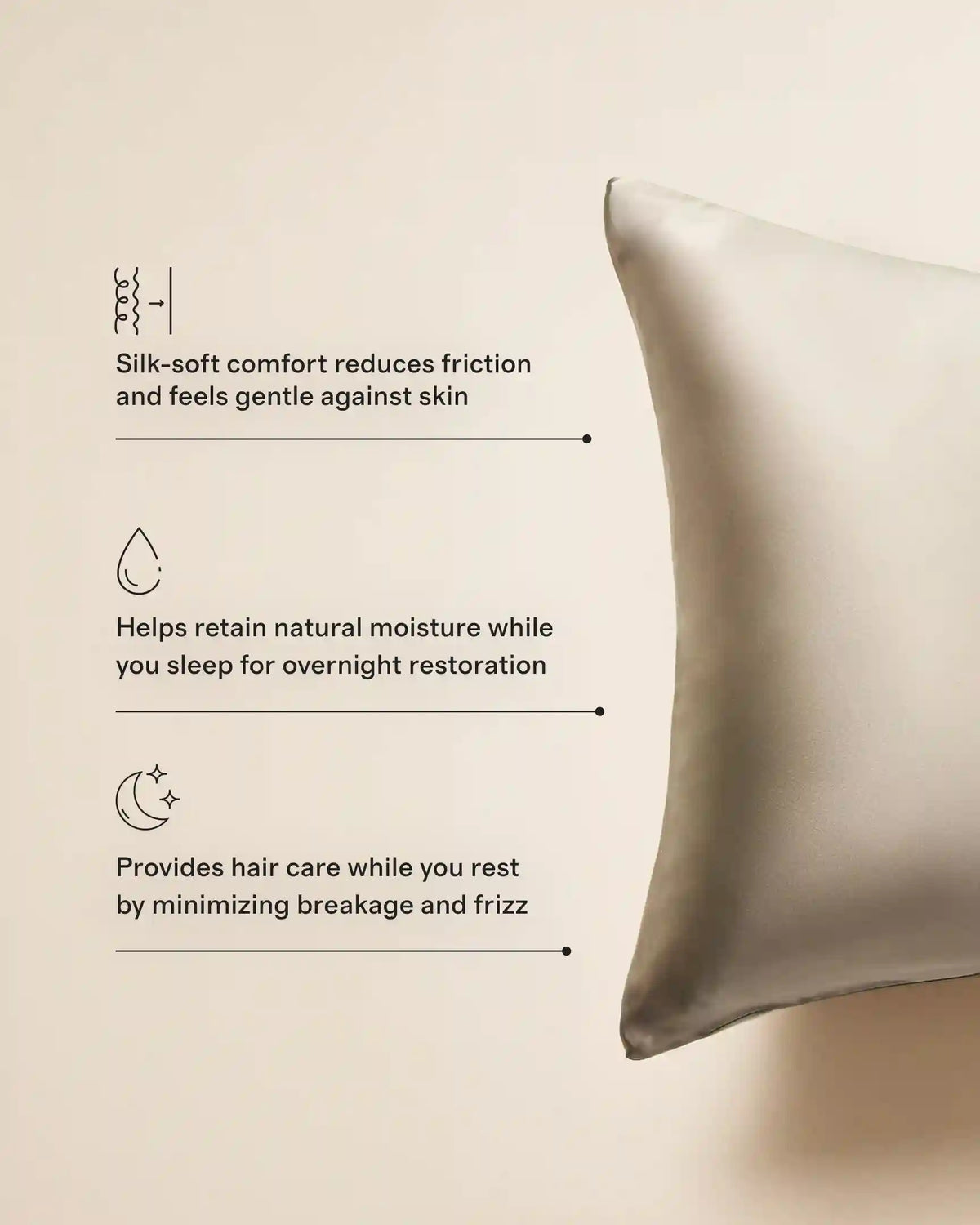 100% Mulberry Silk Pillowcase