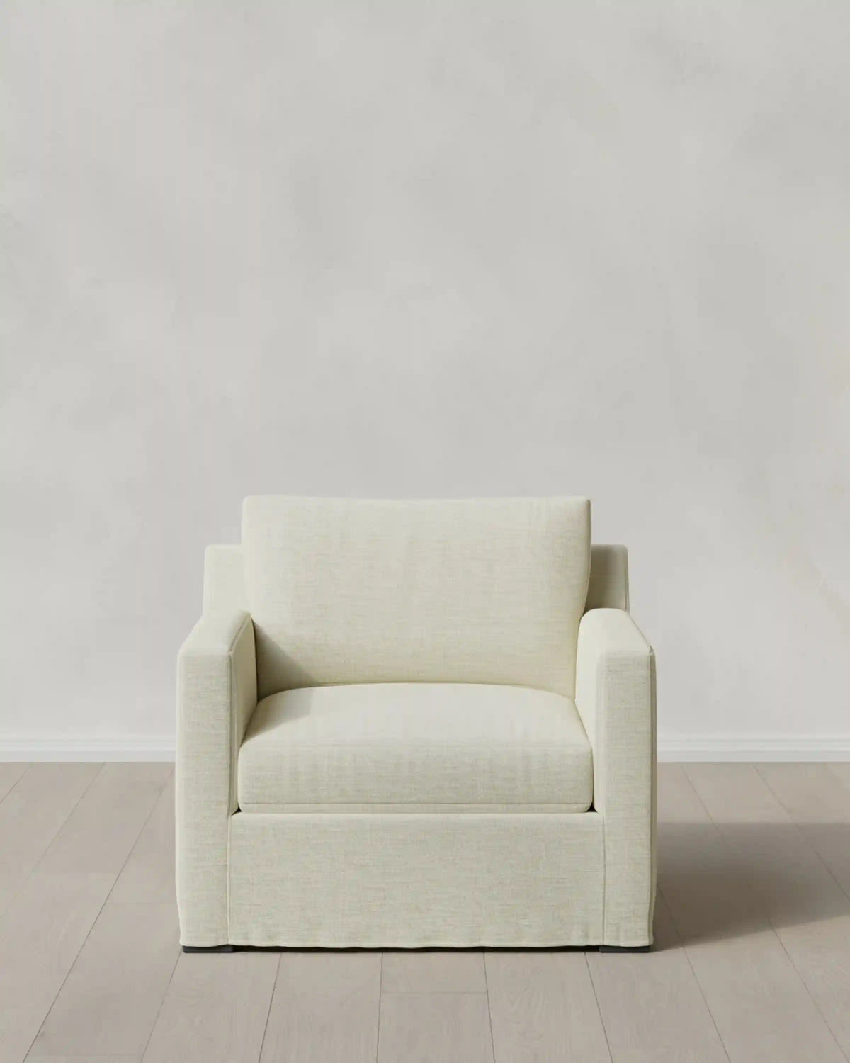 Ellery Slipcover Chair in Performance Linen
