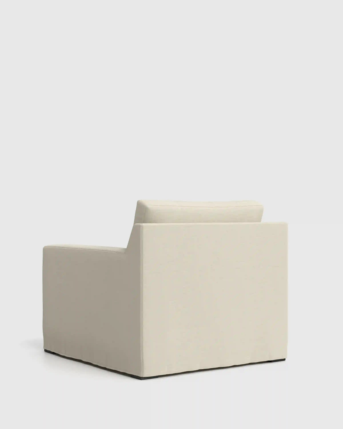 Ellery Slipcover Chair in Performance Linen