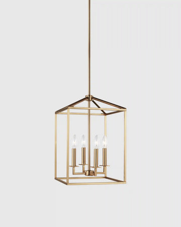 Steel Lantern Pendant Light