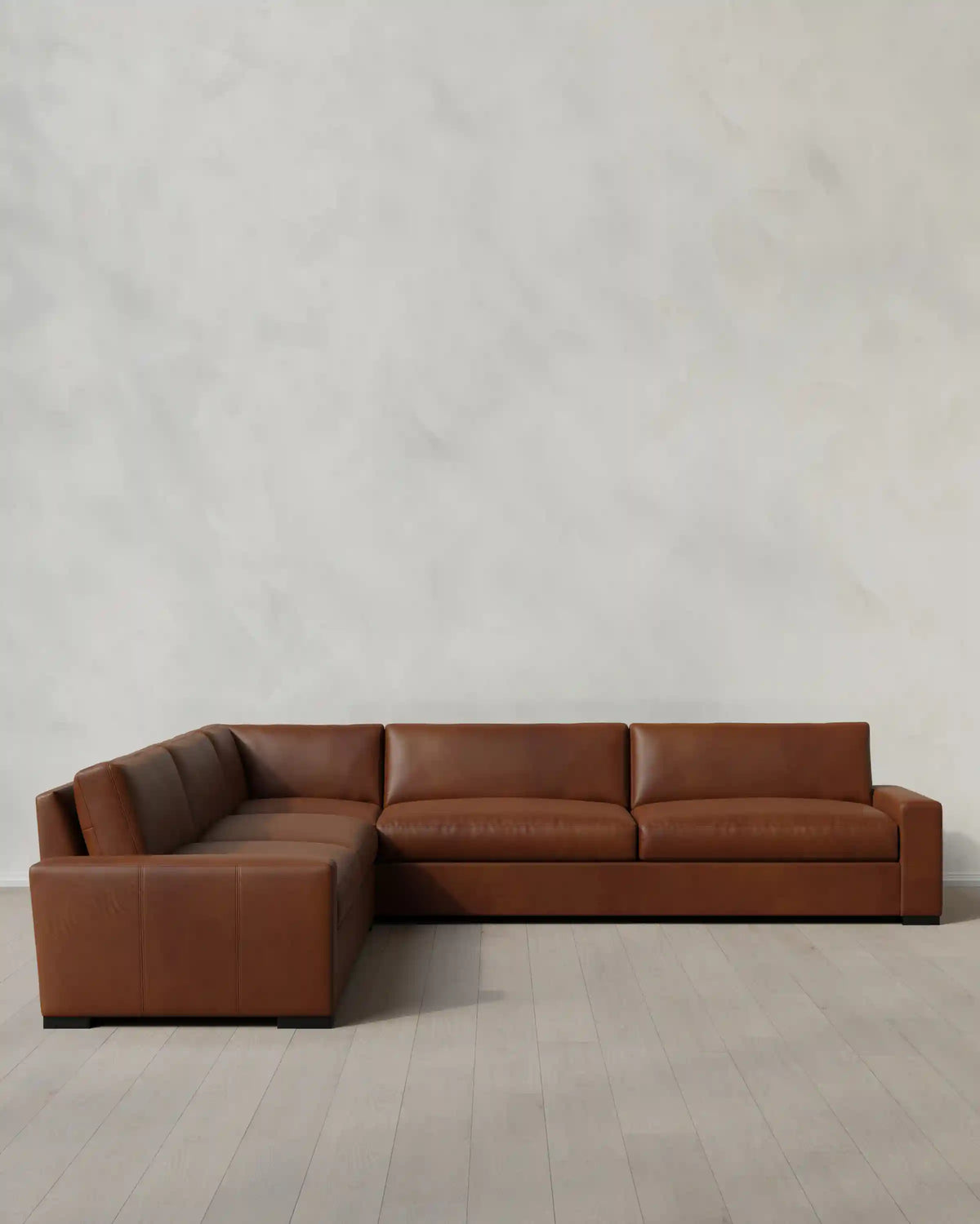 Stillman L Sectional in Leather