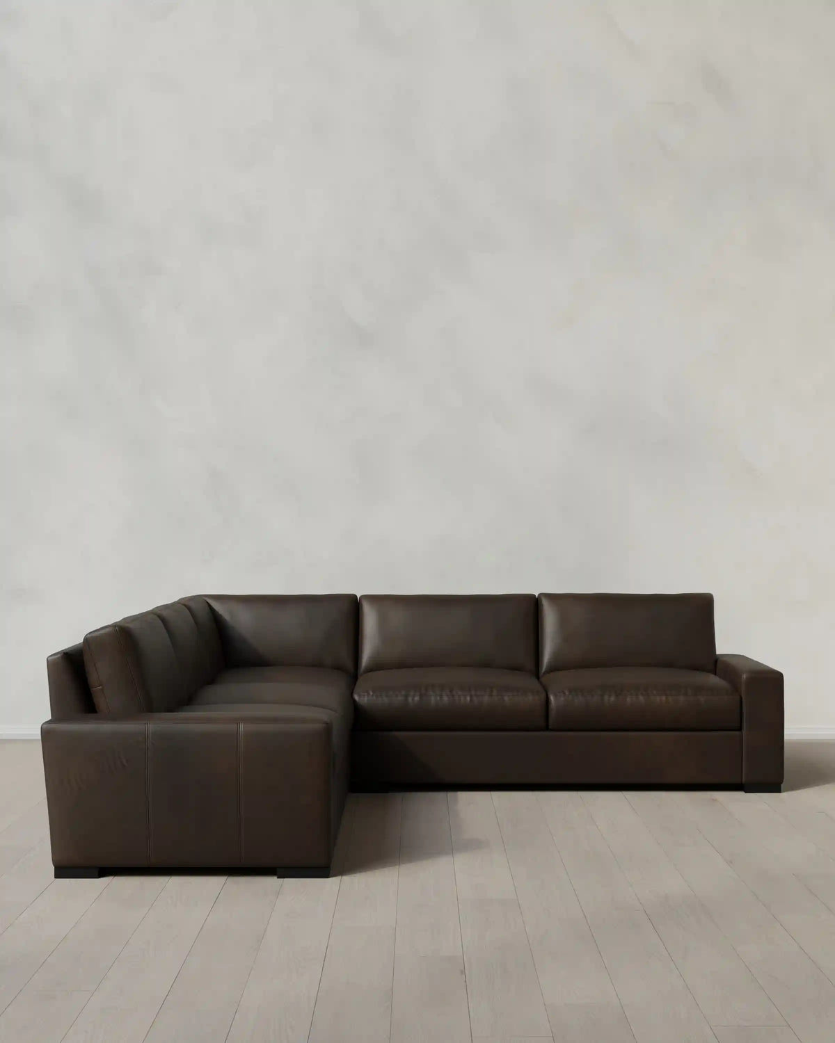 Stillman L Sectional in Leather