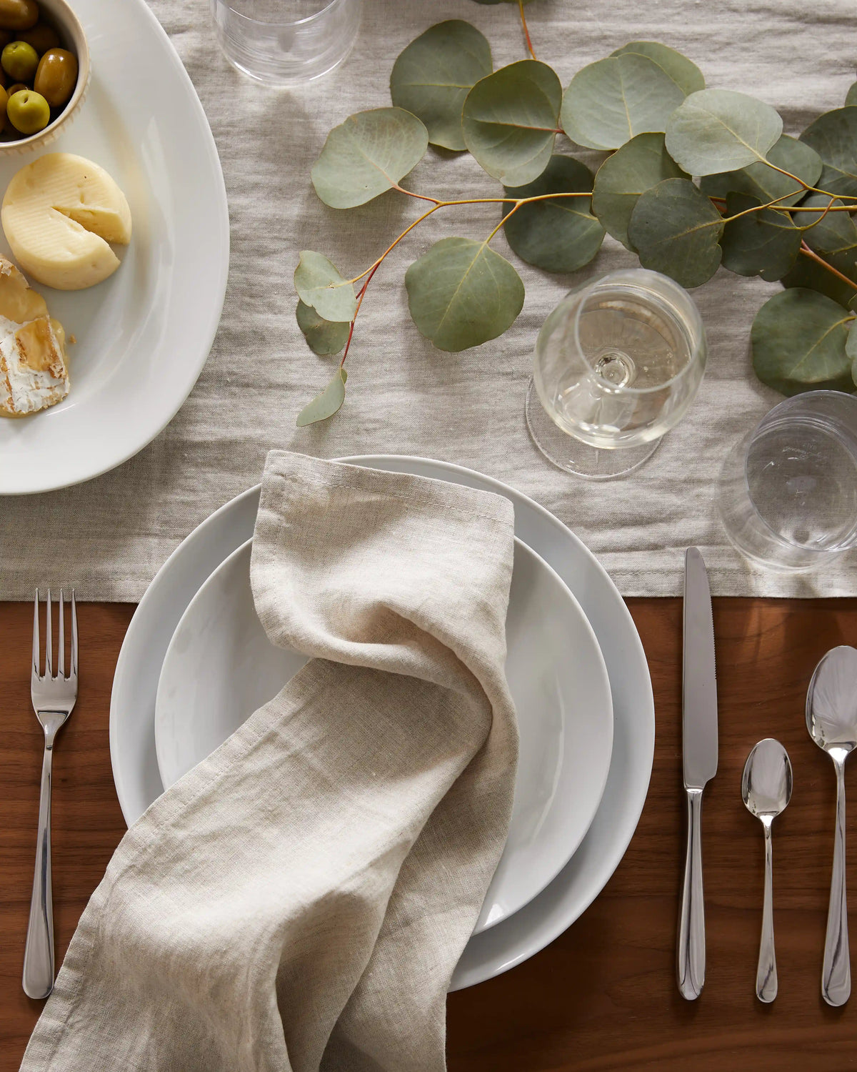 European Linen Napkins, Set of 12