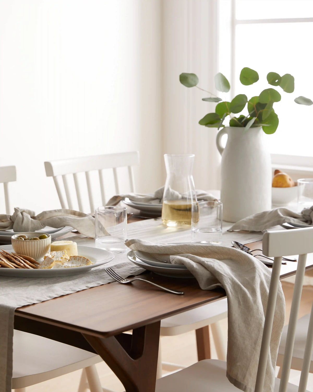 European Linen Napkins, Set of 12