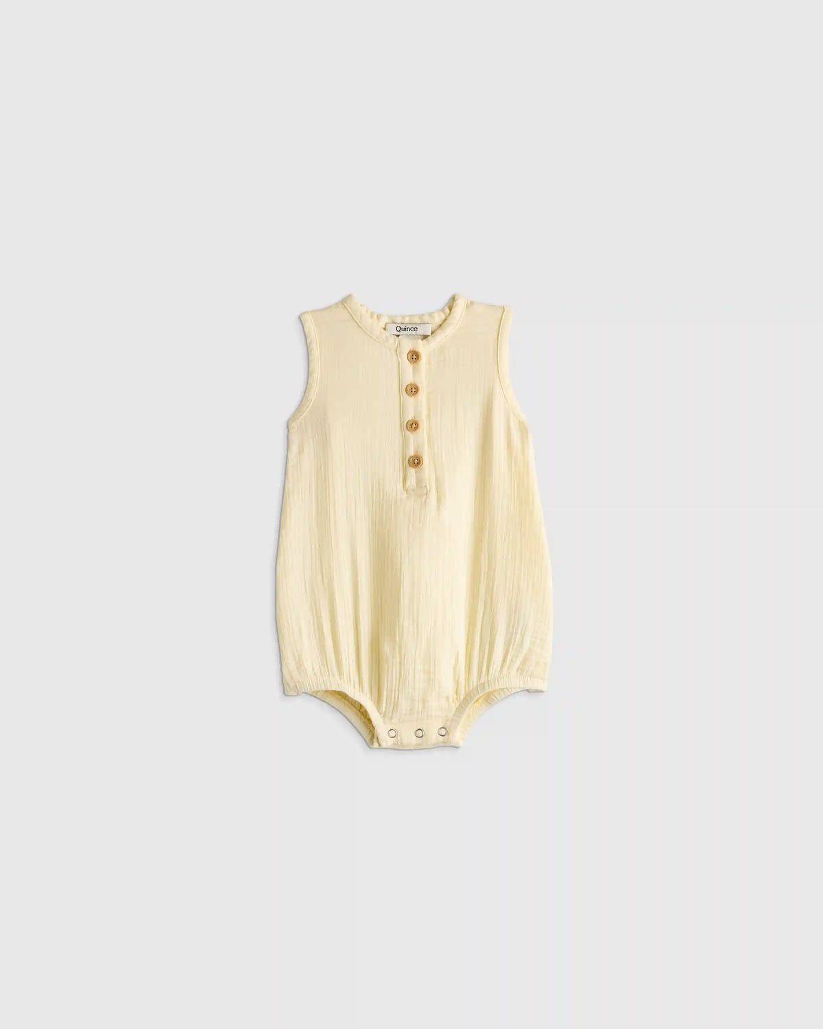 100% Organic Cotton Gauze Bubble Romper