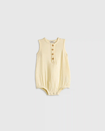 100% Organic Cotton Gauze Bubble Romper