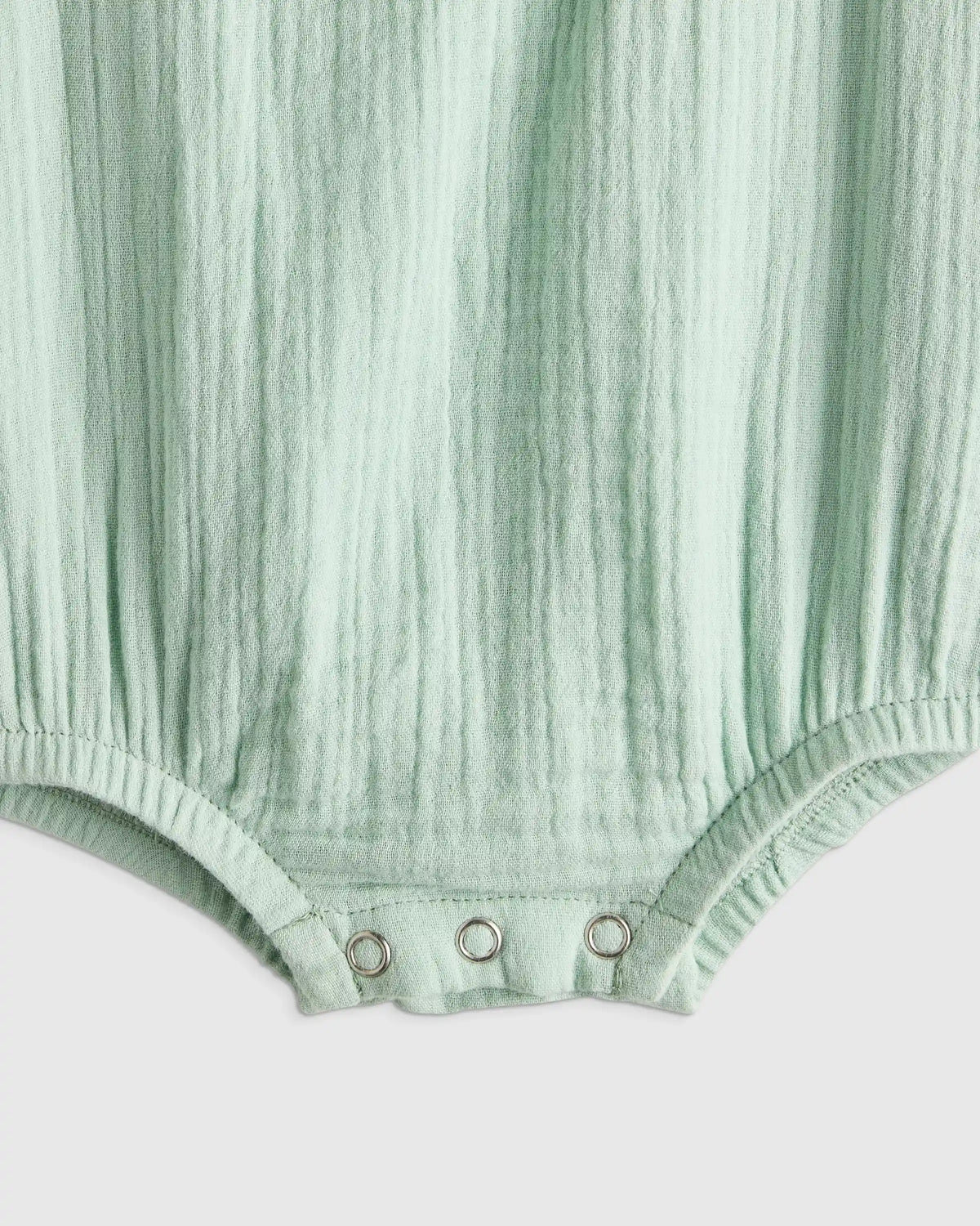 100% Organic Cotton Gauze Bubble Romper