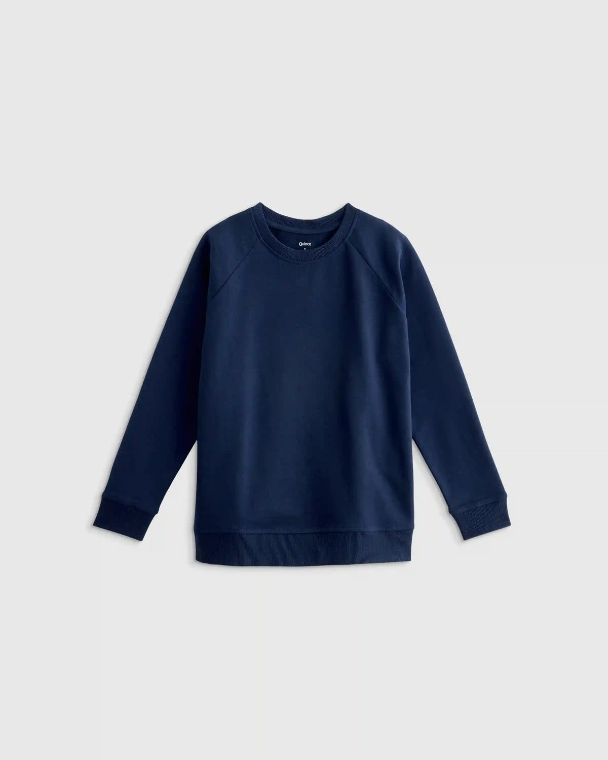 Organic Cotton French Terry Crew Neck Sweatshirt