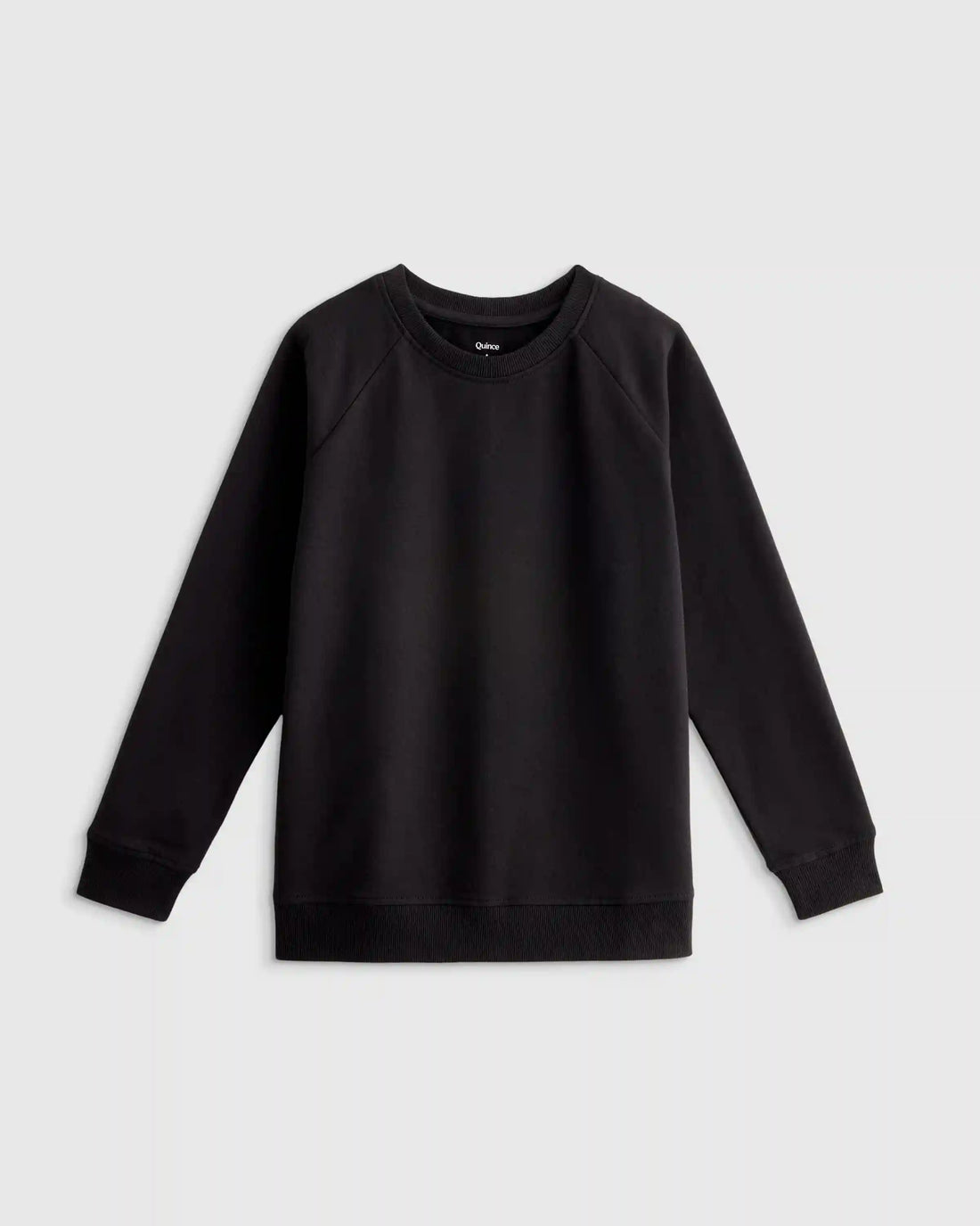 Organic Cotton French Terry Crew Neck Sweatshirt