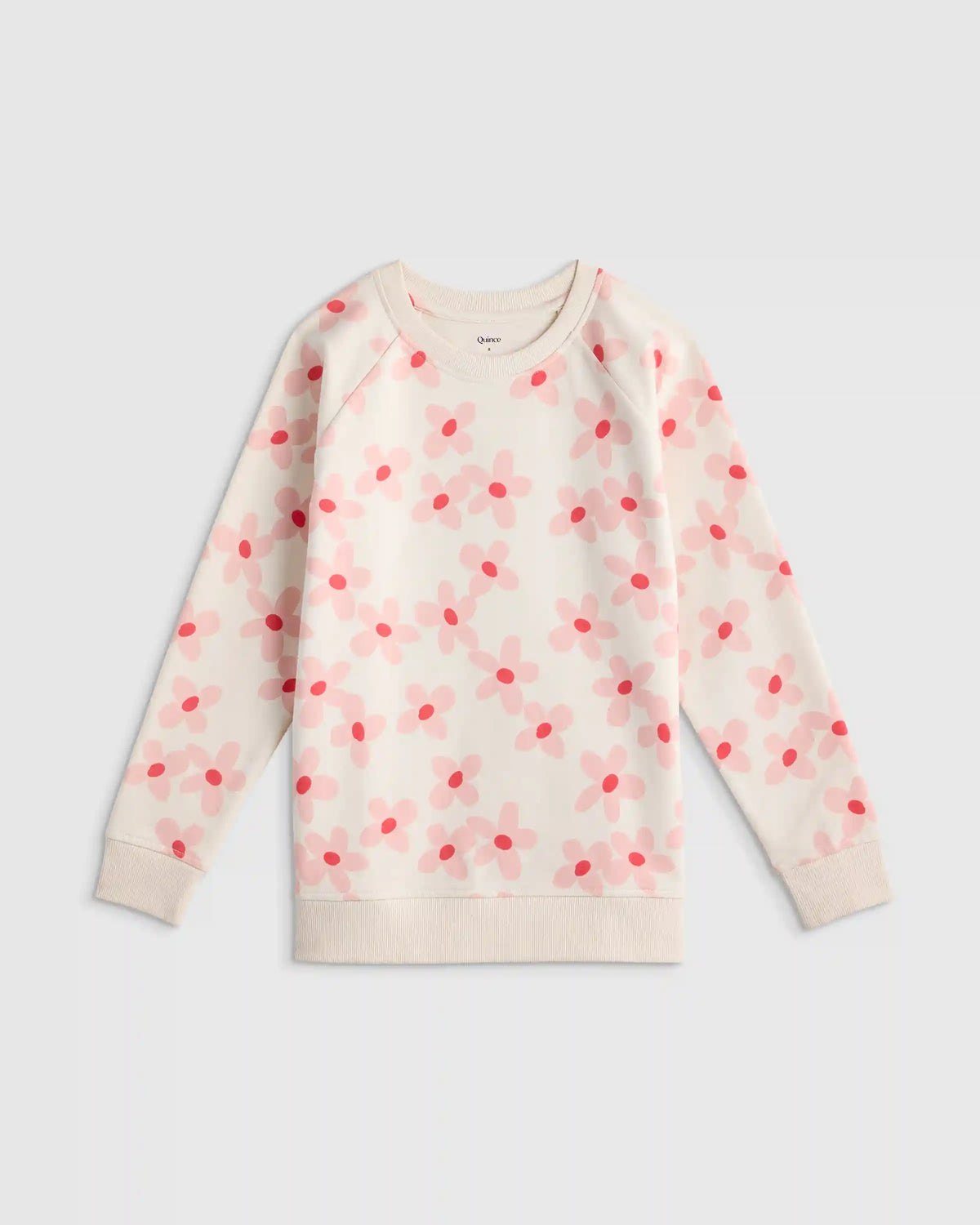 Organic Cotton French Terry Crew Neck Sweatshirt