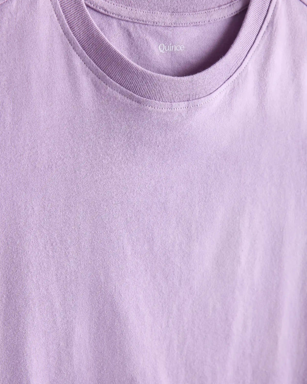 100% Organic Cotton Jersey Short Sleeve Tee
