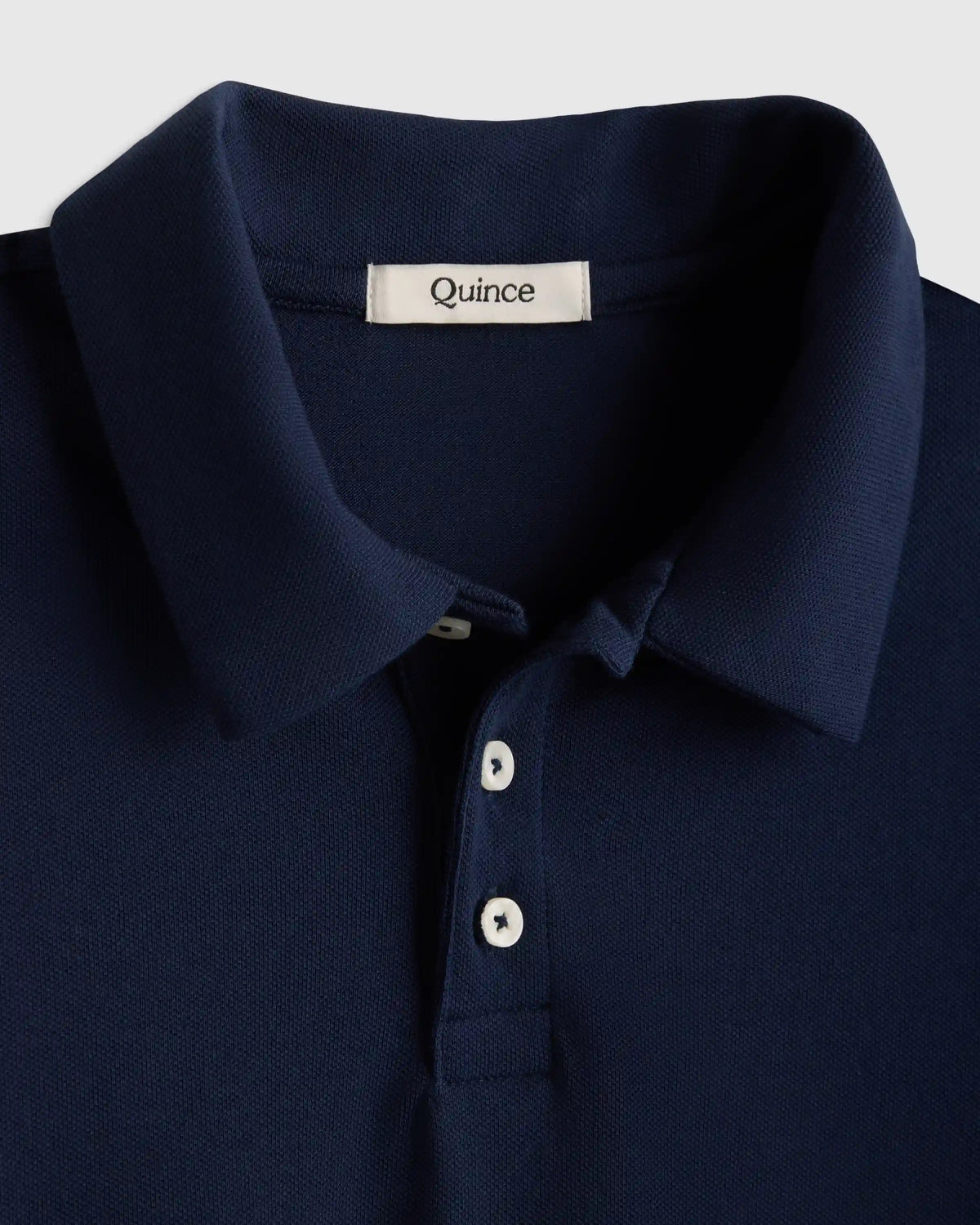 Organic Cotton Long Sleeve Pique Polo