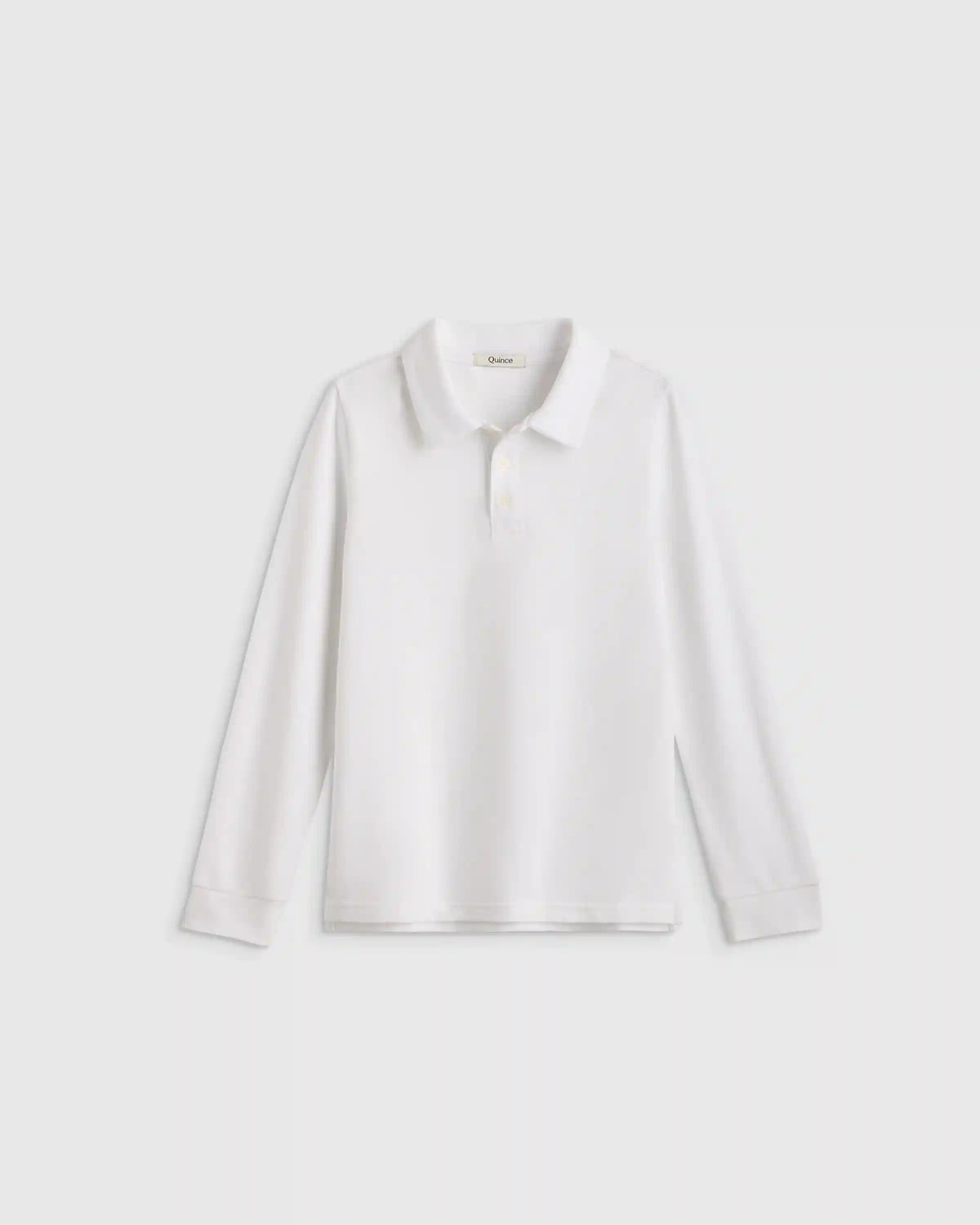 Organic Cotton Long Sleeve Pique Polo